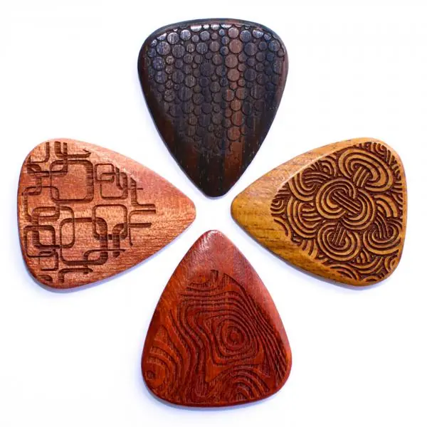 Timber tones 4 Wood Picks Pack - Laser Grip Seizoensaanbieding