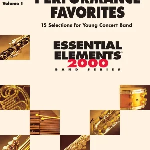 Uitverkoop Performancee Favorites Vol. 1 - Trumpet 1(15 Selections For Young Concert Band)