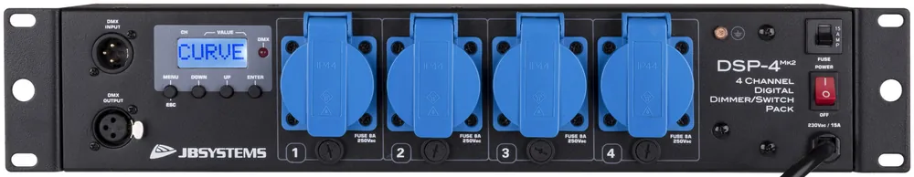 Favoriet JB Systems DSP-4 Mk2 /G Multifunctionele dimmer/switch pack