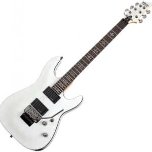 Schecter Demon-6 FR - vintage white Tijdelijk Beschikbaar
