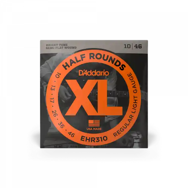 Actieprijs D'addario EHR310 Electric Half Rounds Regular Light 10-46 - snarenset