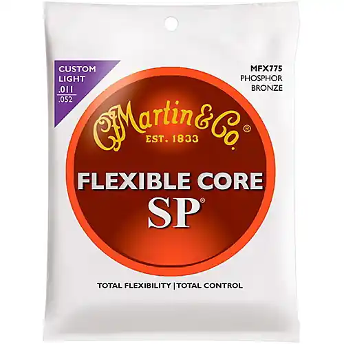 Op = Op Martin Acoustic FX775 Phosphor Bronze Flexible Core 011-052 - snarenset