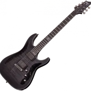 Gratis Verzending Schecter Hellraiser Hybrid C-1 - trans. black burst