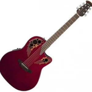 Ovation CE44-RR-C Celebrity Elite - ruby red Gratis Verzending