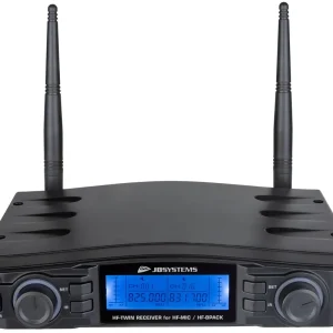 Merkproduct JB Systems HF-TWIN RECEIVER Dubbele draadloze microfoonontvanger