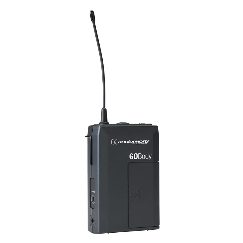 Meest Verkocht Audiophony GO-Body-F5 UHF bodypack zender16 frequenties