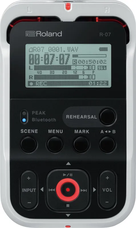 Koop Vandaag Roland R07 Field Recorder Wit