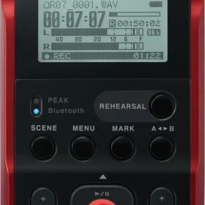 Seizoensaanbieding Roland R07 Field Recorder Rood