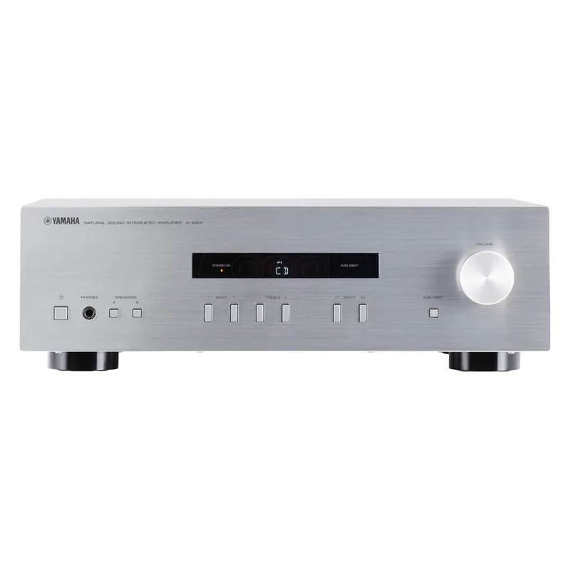 Express Levering Yamaha A-S201 Stereoversterker zilver