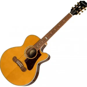 Epiphone J-200 EC Studio Parlor - vintage natural Meest Verkocht
