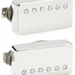 Koop Online Gibson Custombucker Matched Set (2-Conductor, Alnico 3) - True Historic Nickel