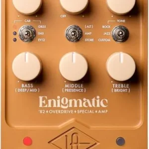 Direct Verzonden Universal audio UAFX ENIGMATIC '82 OVERDRIVE SPECIAL AMP