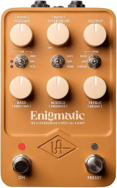 Direct Verzonden Universal audio UAFX ENIGMATIC '82 OVERDRIVE SPECIAL AMP