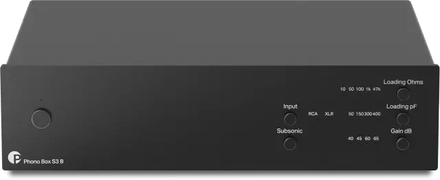 Gecertificeerd Pro-Ject Phono Box S3 B zwart