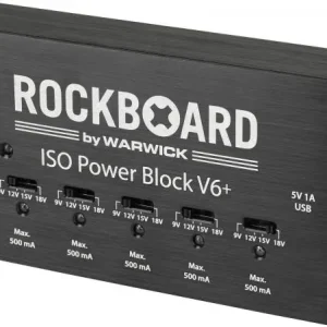 Rockboard ISO Power Block V6+ (9/12/15/18VDC) Direct Beschikbaar