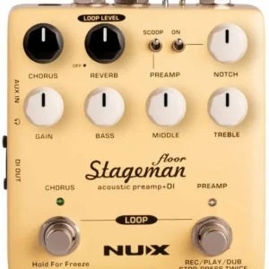 Koop Online Nux Stageman Floor NAP-5 Acoustic Preamp & DI