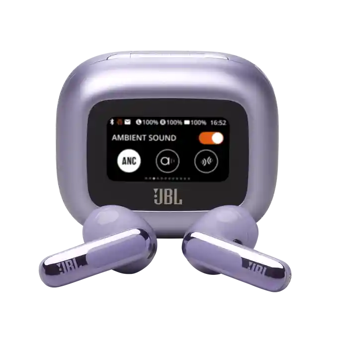 JBL Live Flex 3 draadloze noice cancelling oortjes paars Nieuw