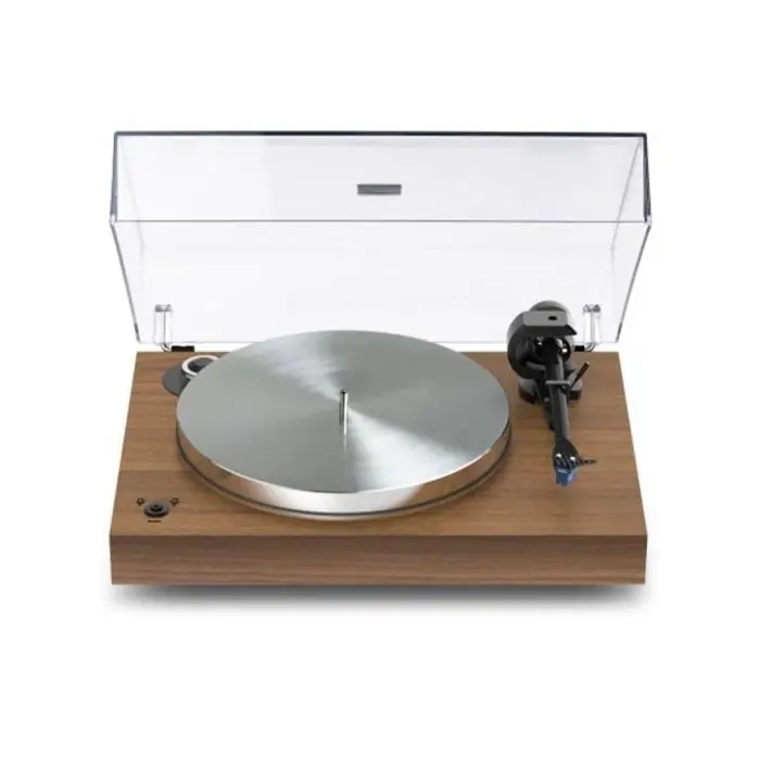 Gereduceerde Prijs Pro-Ject X8 Evolution SuperPack Ortofon Blue Satijn walnoot