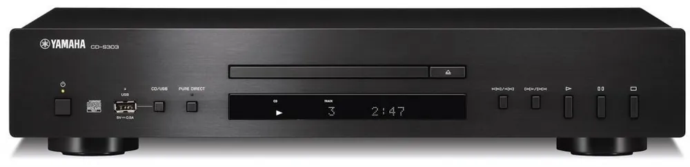 Yamaha CD-S303 Cd-speler zwart Gratis Verzending