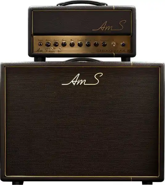 Ams amplifiers Little Legend 20 + 1x12 Cab V30-OB - Black Actieprijs