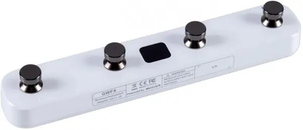 Beperkte Voorraad Mooer GWF4 GTRS Wireless Footswitch - Vintage White