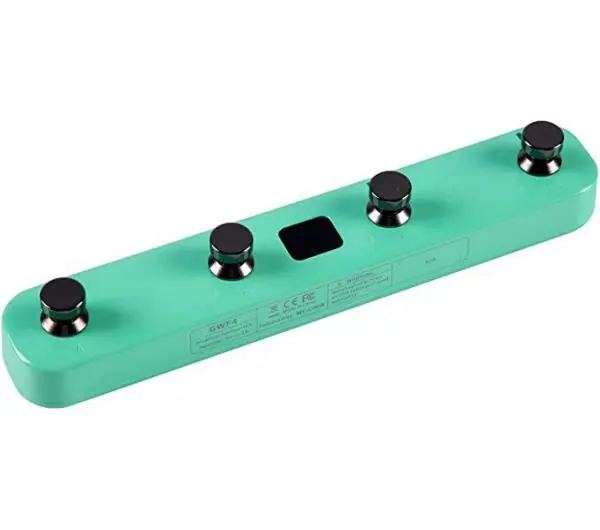 Mooer GWF4 GTRS Wireless Footswitch - Surf Green Finale Uitverkoop