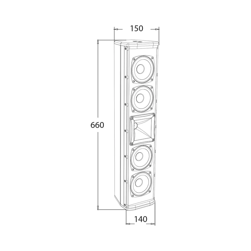AUDIOPHONY Sline441W Lage Prijs