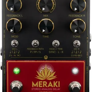 Walrus audio Meraki Stereo Analog Dual Delay Laatste Versie