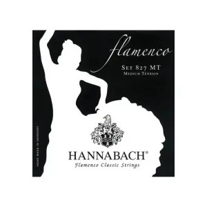 Hannabach set Flamenco zwart 827MT medium tension Dagaanbieding