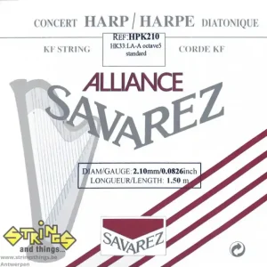 Seizoensaanbieding Savarez HPK210(HK33) harpsnaar A 5e oktaaf Alliance