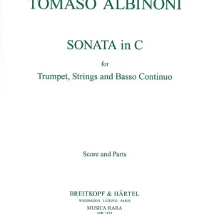 Tomaso Albinoni: Sonata Nr. 1 in C Meest Verkocht