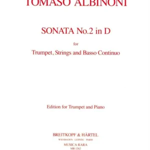 Albinoni: Sonata Nr. 2 in D (Trompet, Piano) Premium