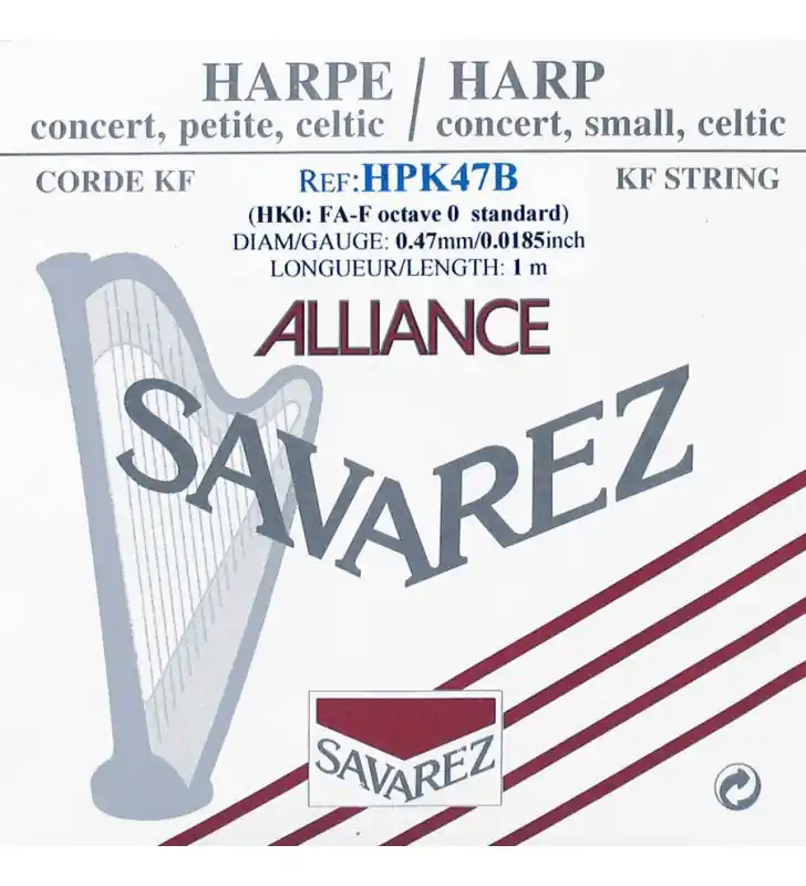 Goedkoop Savarez HPK47B(HK0) harpsnaar F 0e oktaaf Alliance blauw
