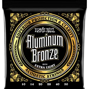 Bestseller Ernie Ball Aluminium Bronze extra light .010-.050
