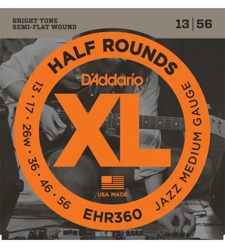 Gereduceerde Prijs D'Addario EHR360 Half Round set .013 - .056