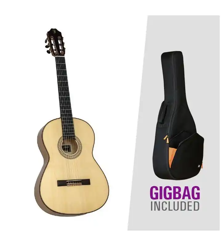 Juan Salvador 10-F Flamenco Gitaar met Coda Case Alleen Vandaag