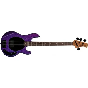 Favoriet Sterling by Musicman Ray34 4-String Bass Purple Sparkle