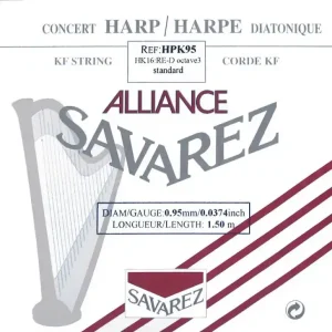 Savarez HPK95(HK16) harpsnaar D 3e oktaaf Alliance Flitsaanbieding
