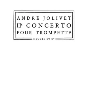 Andre Jolivet: Concerto No.2 Uitverkoop