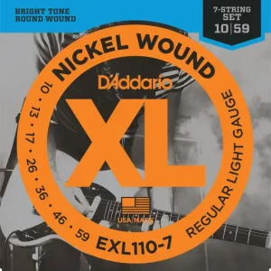 Actieprijs D'Addario EXL110-7 set voor 7-snarige electrisch gitaar .010 - .059