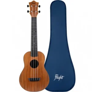Flight TUC55 ABS Travel Concert Ukulele Acacia Weekendaanbieding