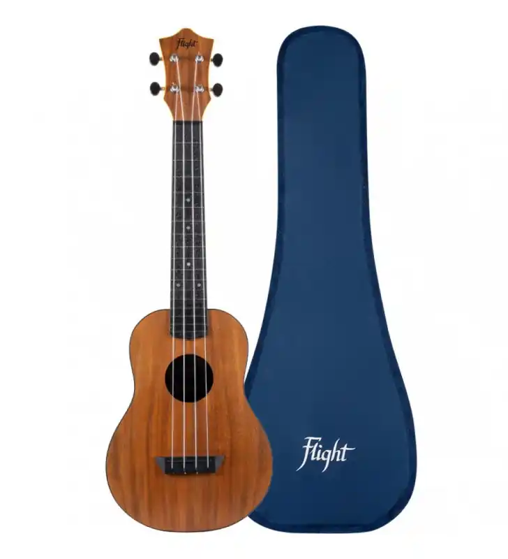 Flight TUC55 ABS Travel Concert Ukulele Acacia Weekendaanbieding