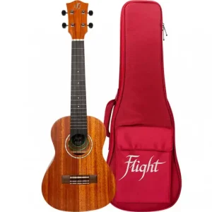 Direct Verzonden Flight Antonia Concert Electro Ukulelesolid mahonie top/ mahonie b&s