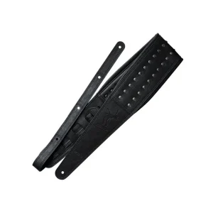 Express Levering Richter Mike Leon Signature Leatherette Gitaarband Zwart