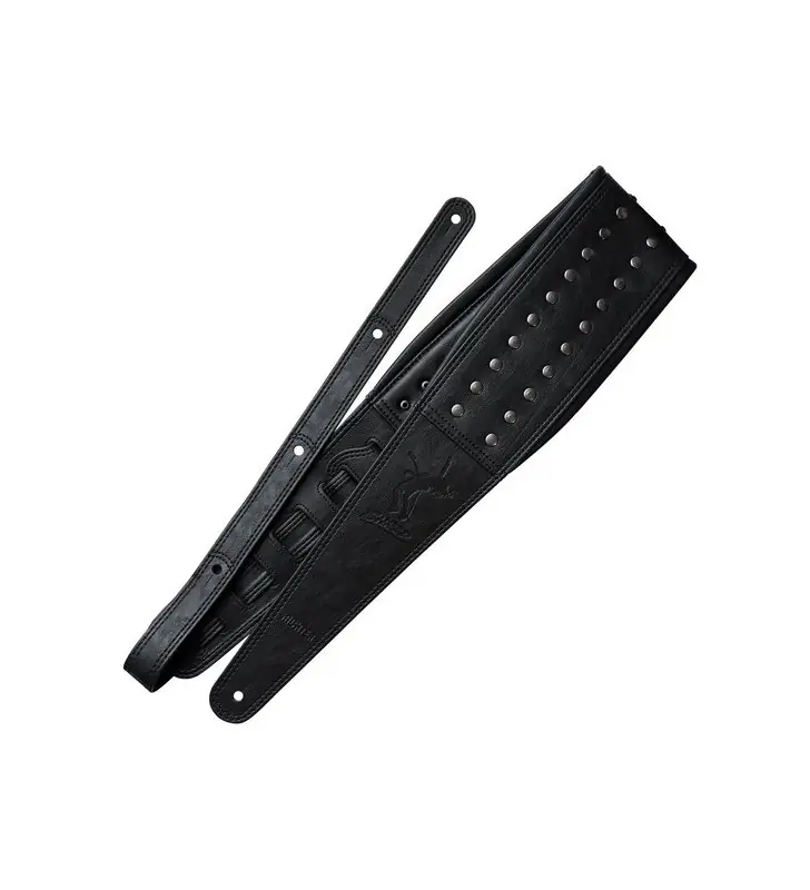 Express Levering Richter Mike Leon Signature Leatherette Gitaarband Zwart