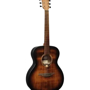 Snelle Levering Lâg Tramontane 70 Auditorium gitaar zwart-bruin massief engelmann spruce/sapelli