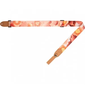 Premium Flight S35 Polyester Ukulele Strap, Flower
