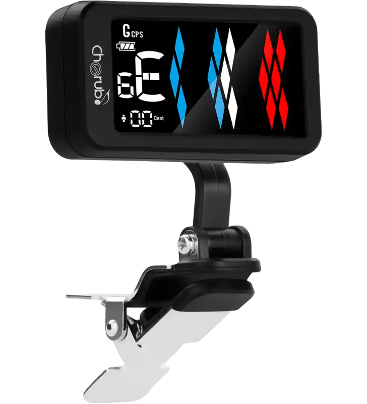 Gereduceerde Prijs Cherub WST-905Li oplaadbare clip-on tuner