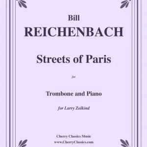 Aanbieding Recihenbach: Streets of Paris fuer Trombone & Piano