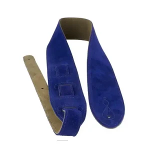 LG Straps Comfy Suede Bootlace Blue Gitaarband Rechtstreeks Van De Fabrikant